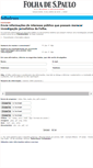Mobile Screenshot of folhaleaks.folha.com.br